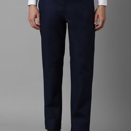 Louis Philippe Men Mid-Rise Slim Fit Trousers-picture-8