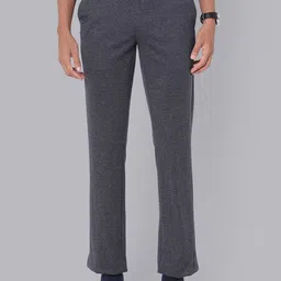 van heusen V Dot Men Textured Skinny Fit Formal Trousers-picture-21