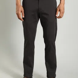 Indian Terrain Men Brooklyn Slim Fit Mid-Rise Regular Trousers-picture-23