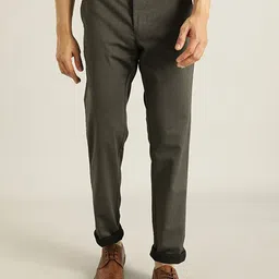Indian Terrain Men Mid-Rise Brooklyn Slim Fit Trousers-picture-11