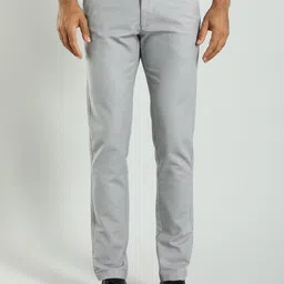 Indian Terrain Men Brooklyn Slim Fit Trousers-image-19