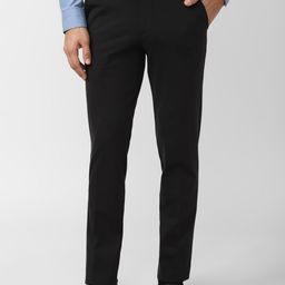 Van Heusen Men Mid-Rise Slim Fit Formal Trousers-picture-7