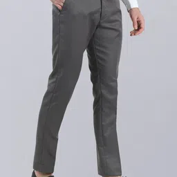 VEI SASTRE Men Mid-Rise plain Smart Slim Fit Formal Trousers image 1