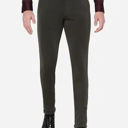 JB STUDIO Men Slim Fit Cotton Trousers-picture-11