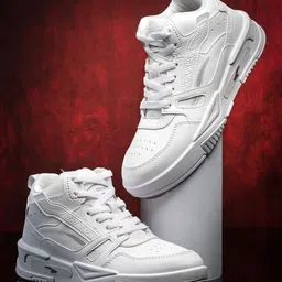 ASIAN Men Round Toe Memory Foam Sneakers-image-5