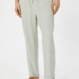 Koton Men Mid Rise Formal Trousers-picture-32