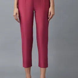 WISHFUL Women Red Trousers-image-26