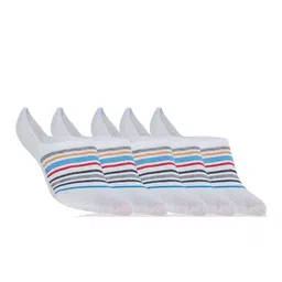 Dollar Socks Men Pack Of 5 Cotton Patterned Shoe-Liners-image-39