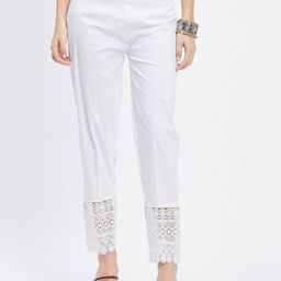 Clora Creation Women Smart Mid-Rise Easy Wash Cotton Trousers-picture-27