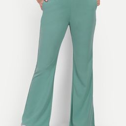 Next One Women Relaxed Flared High-Rise Bootcut Trousers-picture-17