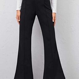 Next One Women Comfort Flared High-Rise Easy Wash Bootcut Trousers-picture-46