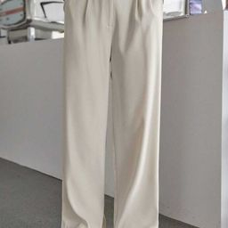 Next One Women Smart Loose Fit High-Rise Easy Wash Pleated Trousers-picture-1