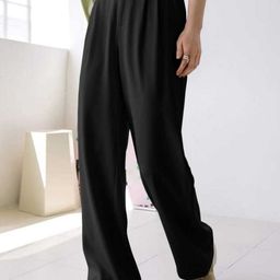 Next One Women High-Rise Pleated Korean Trousers-picture-23