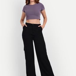 Next One Women Smart Loose Fit High-Rise Easy Wash Trousers-picture-28