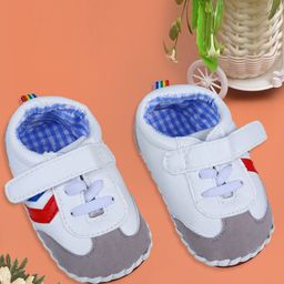 Baby Moo Unisex Kids Textured PU Lightweight Sneakers-picture-6