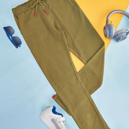 Pantaloons Junior Boys Mid Rise Cotton Regular Trousers-picture-2