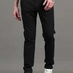 SILISOUL Men Smart Mid-Rise Chinos Trousers-picture-36