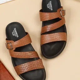 Teakwood Leathers Men Leather Comfort Sandals-picture-19