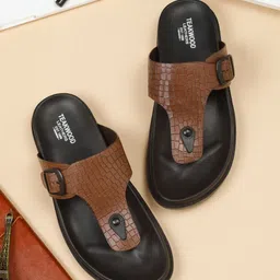 Teakwood Leathers Men Leather Comfort Sandals-picture-22