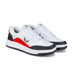 BERSACHE Men Colourblocked Leather Sneakers-image-66