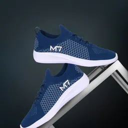 M7 by Metronaut Men Blue Woven Design Sneakers-image-81