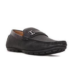 Bata Men Black Solid Loafers-picture-37