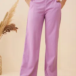 Marie Claire Women High-Rise Parallel Trousers-picture-15