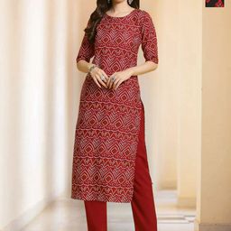 7Threads Women Ethnic Motifs Printed Regular Kurta with Trousers-picture-6