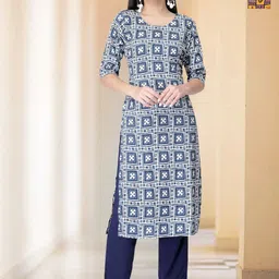 7Threads Women Ethnic Motifs Printed Regular Kurta with Trousers-picture-11