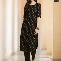 7Threads Women Ethnic Motifs Printed Regular Kurta with Trousers-picture-36