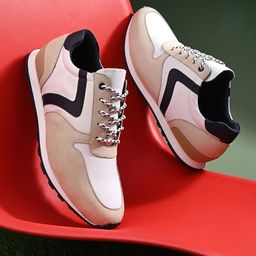 San Frissco Men Colourblocked Lightweight  Comfort Insole Contrast Sole Sneakers-picture-47