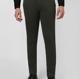 Peter England Men Slim Fit Formal Trousers-picture-11