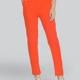 LYRA Women Original Mid-Rise Cotton Trousers-image-49