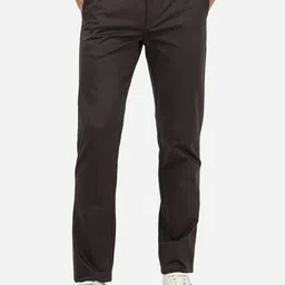 Greenfibre Men Slim Fit Cotton Chinos Trousers-image-56
