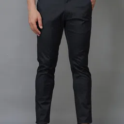 TQS Men Blue Comfort Chinos Trousers-picture-30