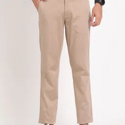 Turtle Men Printed Relaxed Skinny Fit Chinos Trousers-picture-37