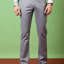 V-Mart Men Regular Fit Cotton Chinos-image-85