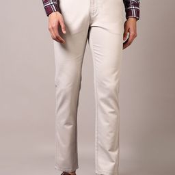 V-Mart Men Cotton Regular Fit Mid-Rise Chinos Trousers-picture-32