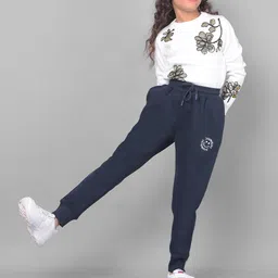 Crimsoune Club Girls Printed Joggers-image-23