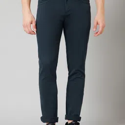 Cantabil Men Mid-Rise Comfort Fit Cotton Trousers-image-49