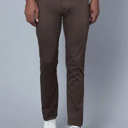 Cantabil Men Mid-Rise Cotton Chino Trousers-image-57