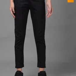 Dollar Missy Women Smart Slim Fit Wrinkle Free Cotton Trousers-image-100