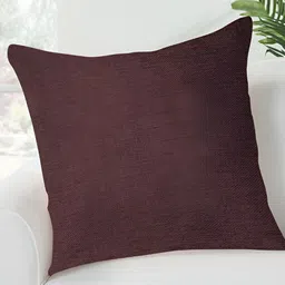 FABURAA Brown Square Jute Cushion Covers-image-94