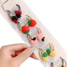 LYTIX Girls Set Of 10 Assorted Embellished Ponytail Holders image 1