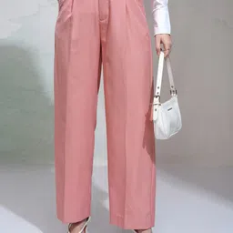 CHIC BY TOKYO TALKIES Women Pleated Trousers-image-18