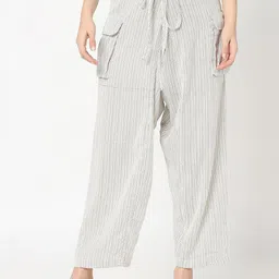 R&B Women Pleated Culottes Trousers-picture-16