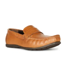 Hush Puppies Men Square Toe Comfort Insole Leather Penny Loafers-image-31