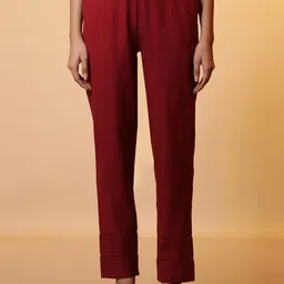 AURELIA Women Slim Fit Trousers-image-10