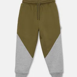 mackly Boys Colorblocked Pure Cotton Joggers-picture-29