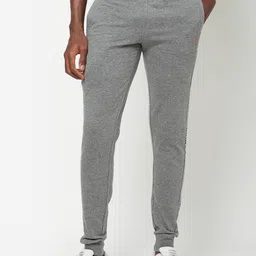 SPORTO Men Grey Solid Cotton Joggers-picture-34